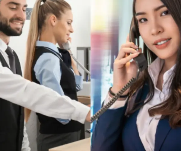 Relation client téléphone et physique en anglais